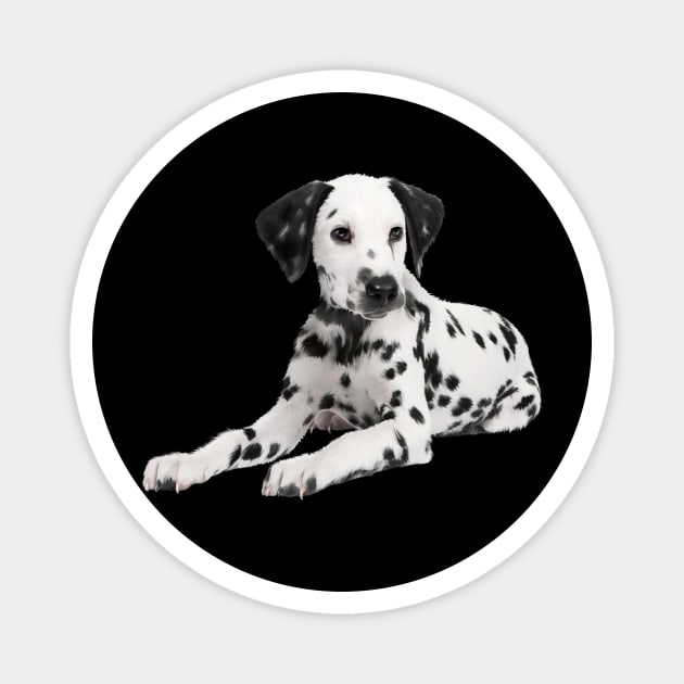 Dalmatian Dog, Love Dalmatians Magnet by logiamerch